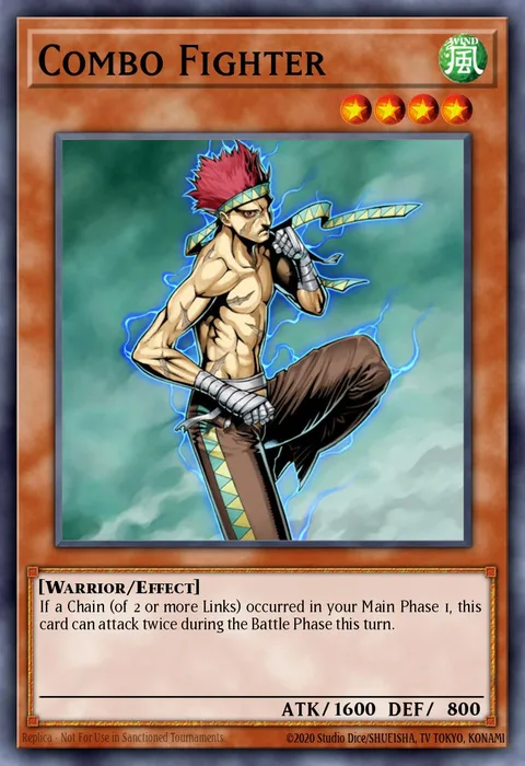 Combo Fighter trading card
