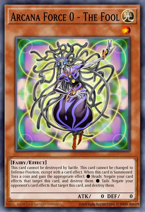 Arcana Force 0 - The Fool trading card