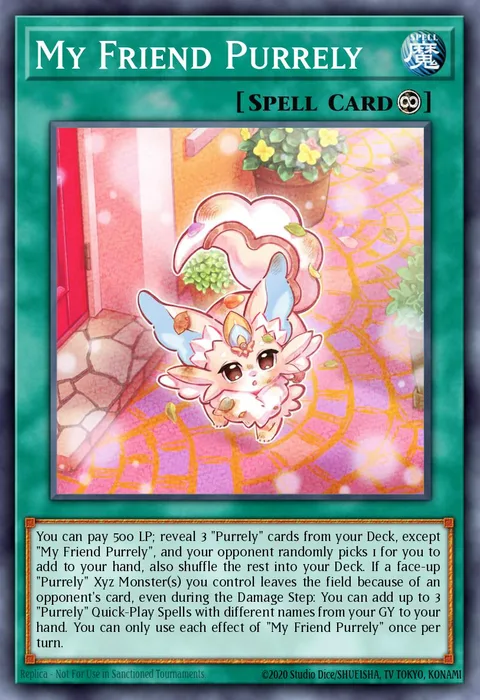 My Friend Purrely trading card