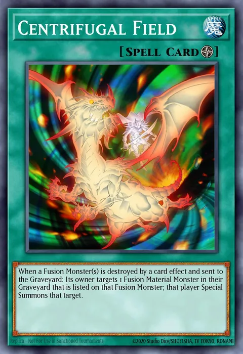 Centrifugal Field trading card