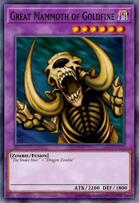 Great Mammoth of Goldfine trading card