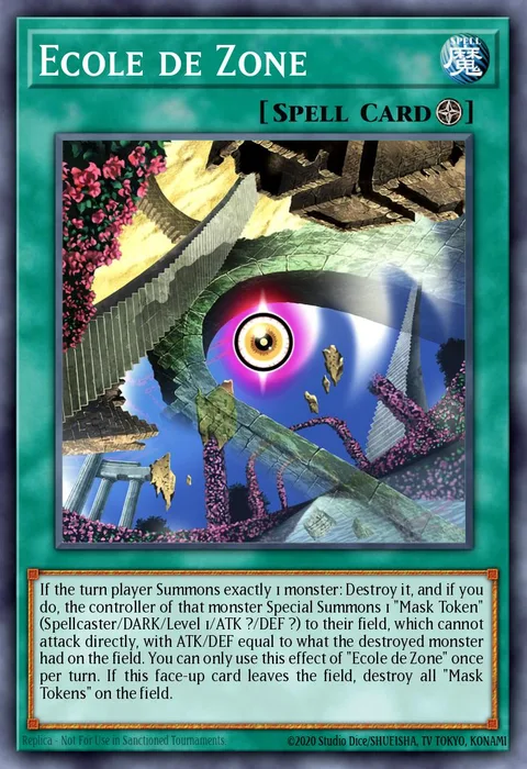 Ecole de Zone trading card