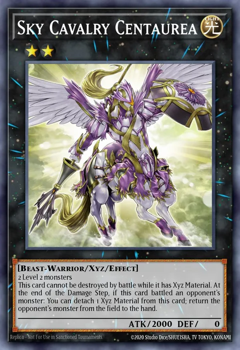 Sky Cavalry Centaurea trading card