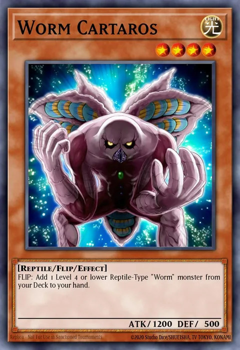Worm Cartaros trading card