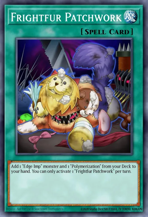 Frightfur Patchwork trading card