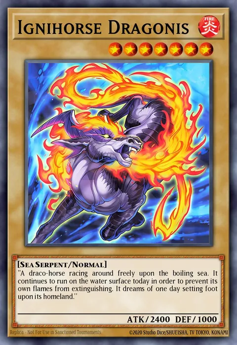 Ignihorse Dragonith trading card