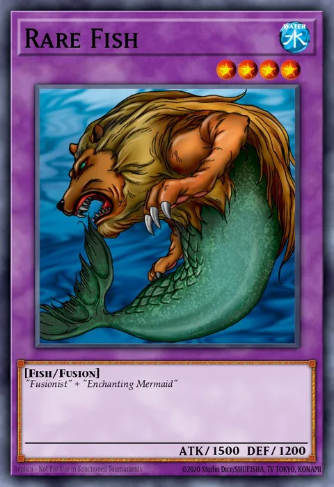 Rare Fish trading card
