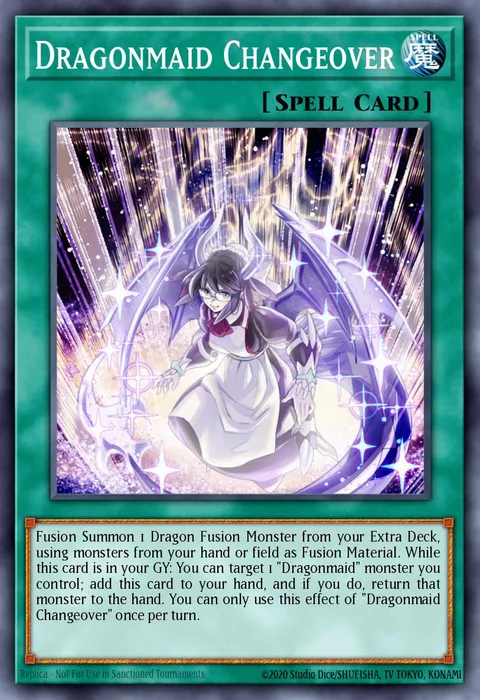Dragonmaid Changeover trading card