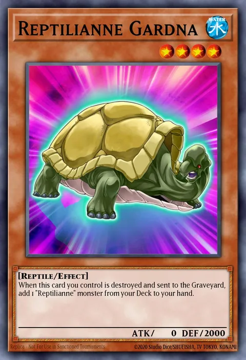 Reptilianne Gardna trading card