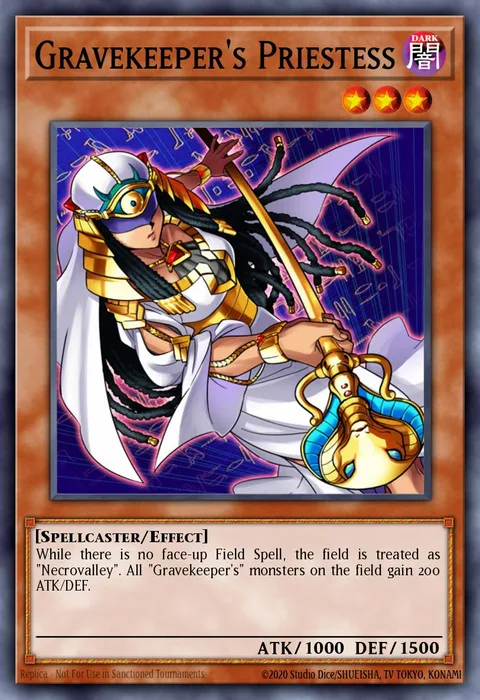 Gravekeeper's Priestess trading card