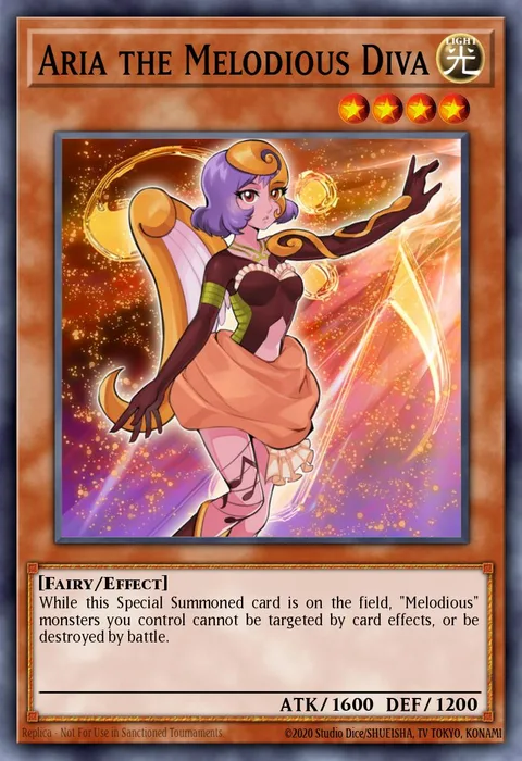 Aria the Melodious Diva trading card