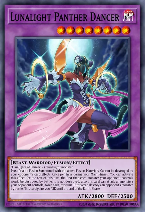 Lunalight Panther Dancer trading card