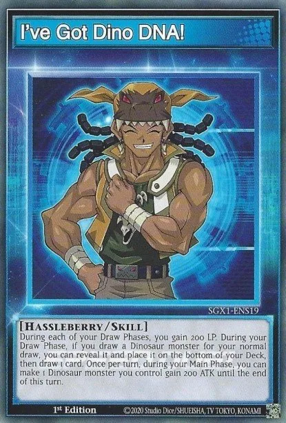 I've Got Dino DNA! trading card