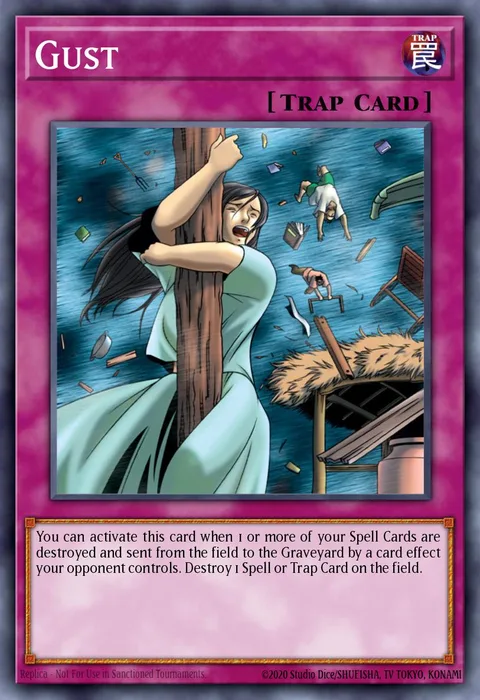 Gust trading card
