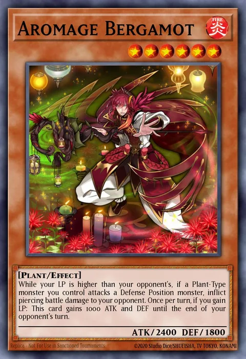 Aromage Bergamot trading card