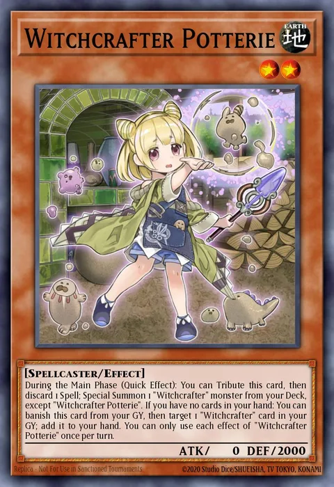 Witchcrafter Potterie trading card