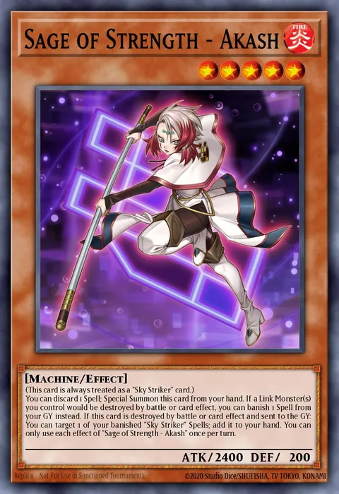 Sage of Strength - Akash trading card