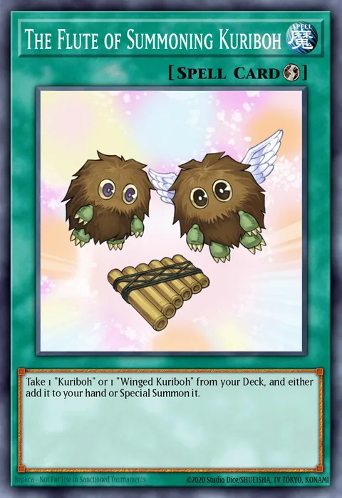 The Flute of Summoning Kuriboh trading card