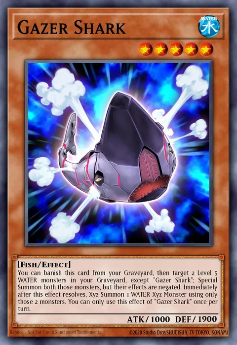Gazer Shark trading card
