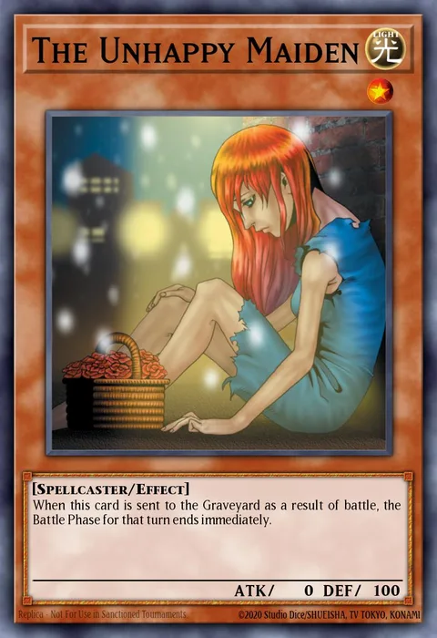 The Unhappy Maiden trading card