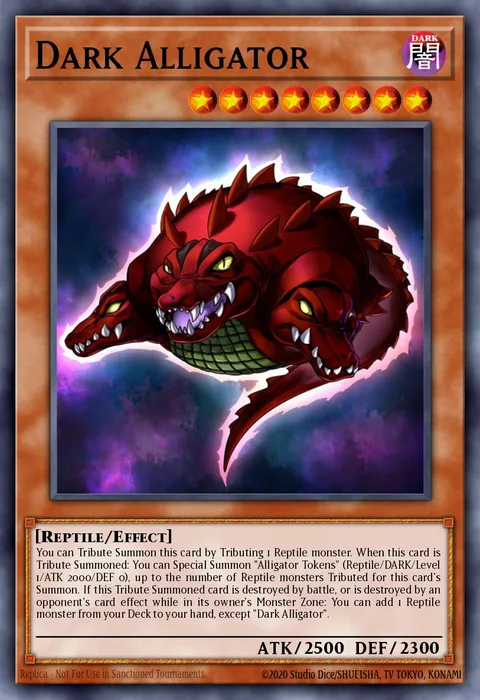 Dark Alligator trading card