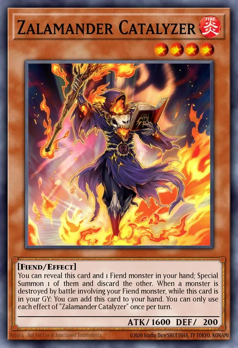 Zalamander Catalyzer trading card