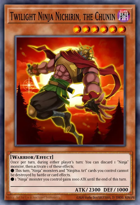 Twilight Ninja Nichirin, the Chunin trading card