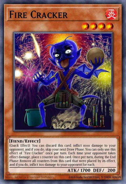 Fire Cracker trading card