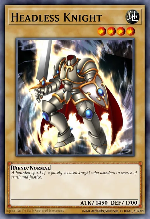 Headless Knight trading card