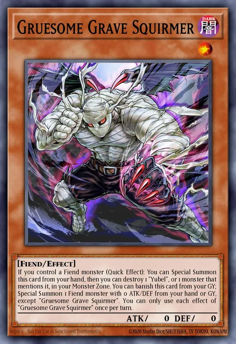 Gruesome Grave Squirmer trading card