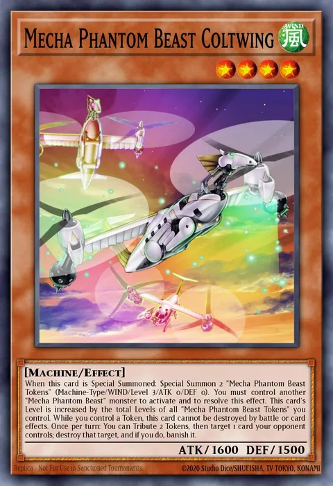 Mecha Phantom Beast Coltwing trading card