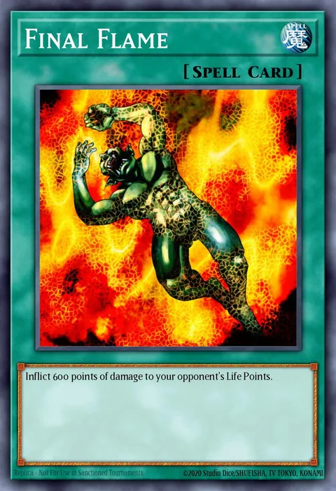Final Flame trading card