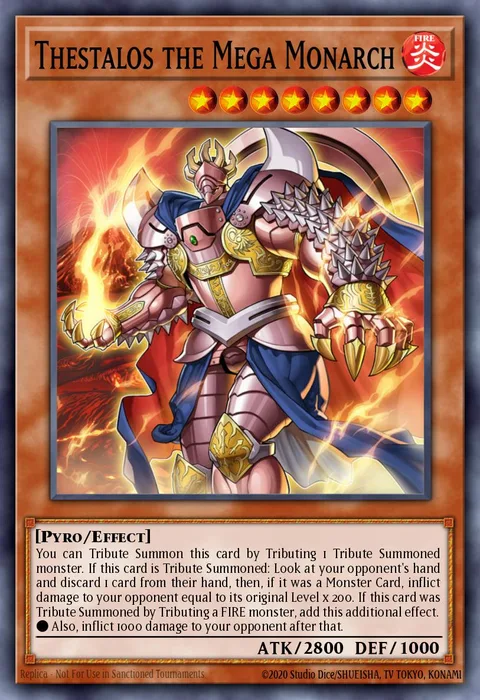 Thestalos the Mega Monarch trading card