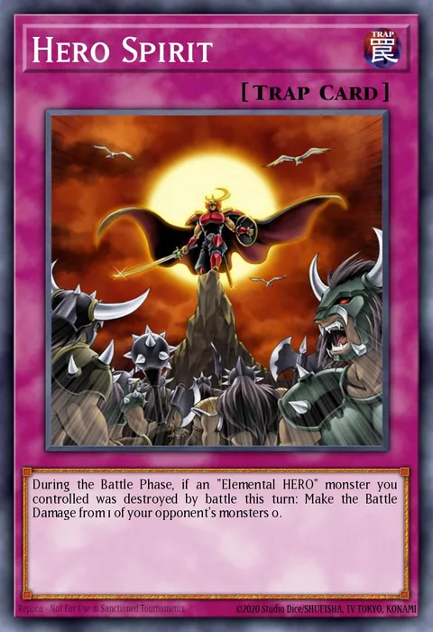 Hero Spirit trading card