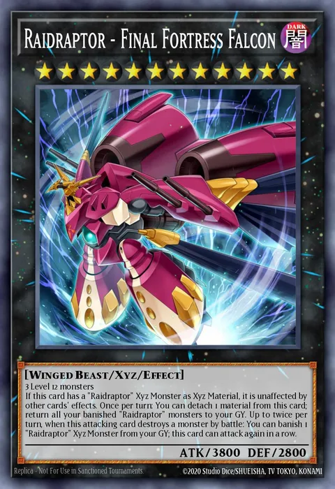 Raidraptor - Final Fortress Falcon trading card