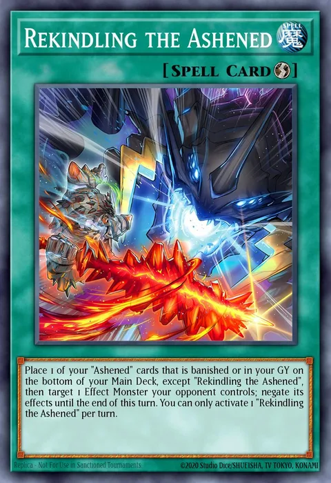 Rekindling the Ashened trading card
