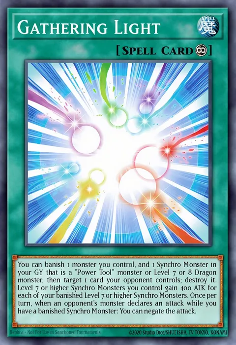 Gathering Light trading card