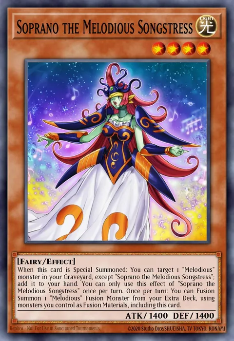 Soprano the Melodious Songstress trading card