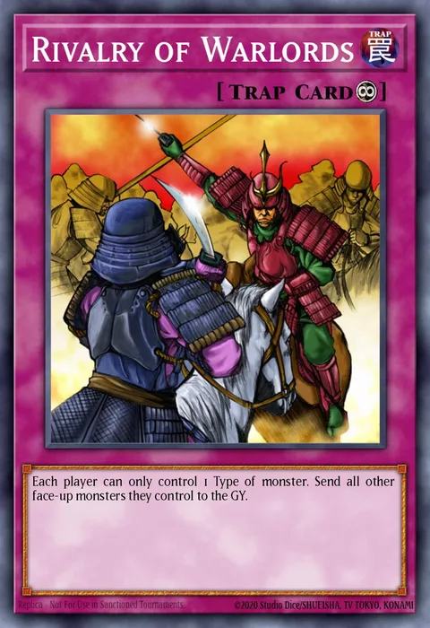 Rivalry of Warlords trading card
