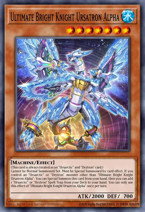 Ultimate Bright Knight Ursatron Alpha trading card