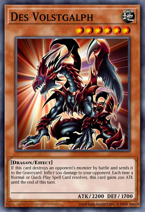 Des Volstgalph trading card