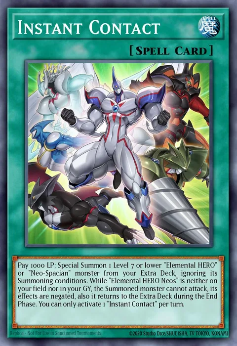 Instant Contact trading card