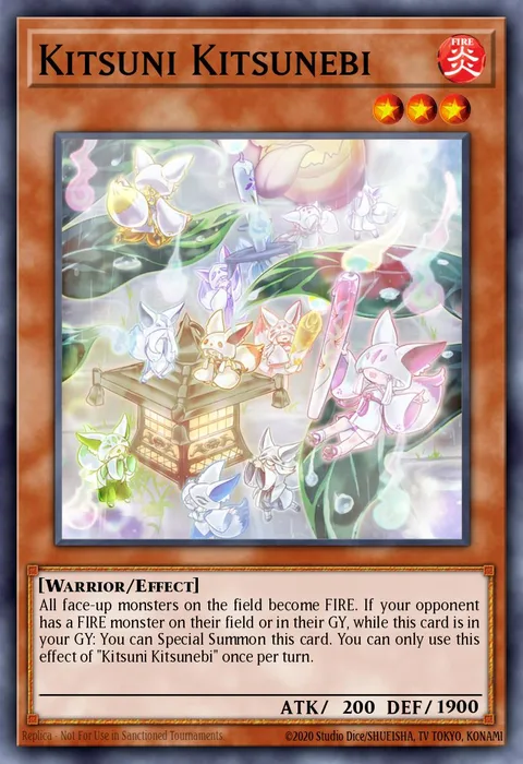 Kitsuni Kitsunebi trading card