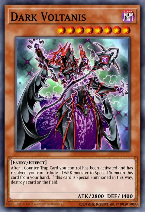 Dark Voltanis trading card