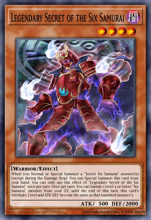 Legendary Secret of the Six Samurai trading card