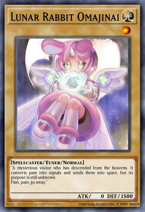 Lunar Rabbit Omajinai trading card