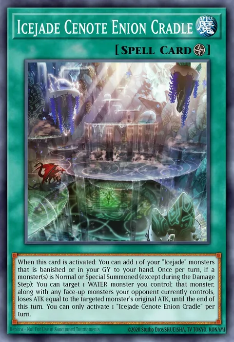 Icejade Cenote Enion Cradle trading card