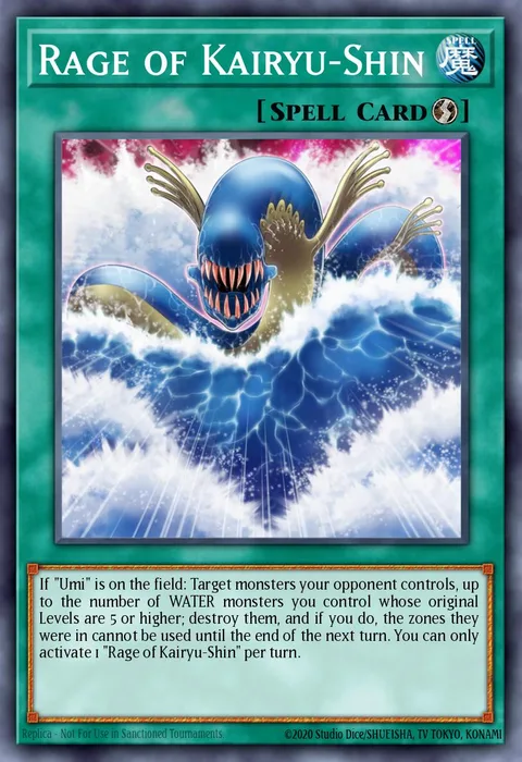 Rage of Kairyu-Shin trading card