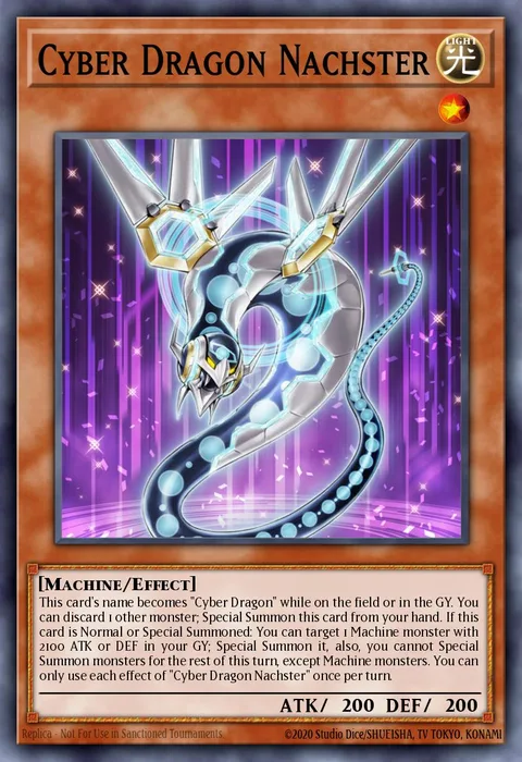 Cyber Dragon Nachster trading card