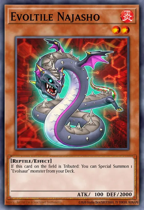 Evoltile Najasho trading card